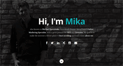 Desktop Screenshot of mika.cc
