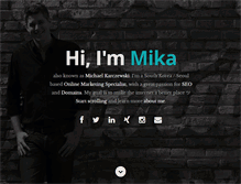 Tablet Screenshot of mika.cc