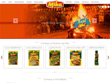 Tablet Screenshot of mika.com.br